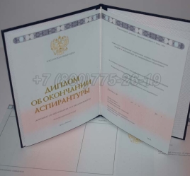 Диплом Аспирантуры 2023г в Смоленске